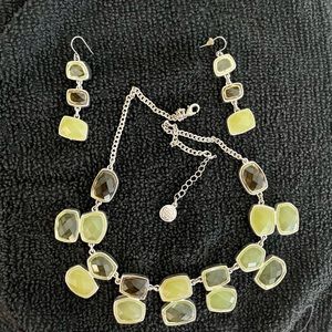 Lauren Conrad Necklace-and Earrings set